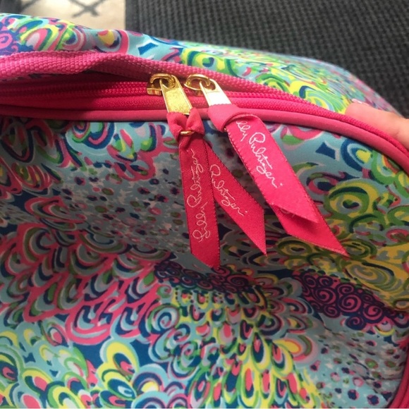 Lilly Pulitzer picnic basket cooler - Picture 4 of 5